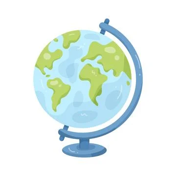 Illustration of world globe Illustration