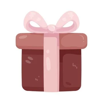 Illustration of wrapped present Stock Illustration
