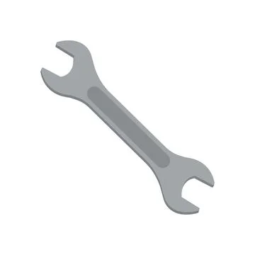 Illustration of a wrench. Stock Illustration