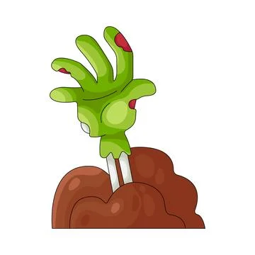 Illustration of zombie hand Stock Illustration