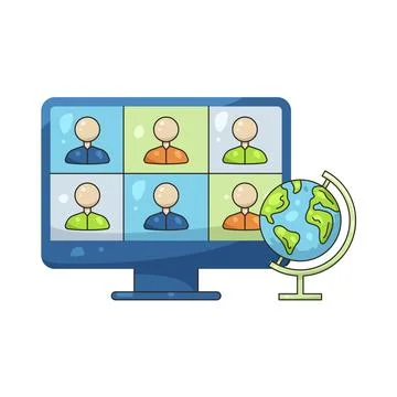 Illustration of Zoom class Stock Illustration