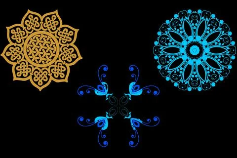 The illustrations and clipart. Abstract pattern background 스톡 일러스트