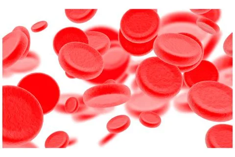 Illustrations of blood cells. Design element for poster, card, banner, flyer. Stock Illustration