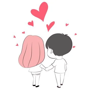 Illustrations of couples in various chapters. Stock Illustration