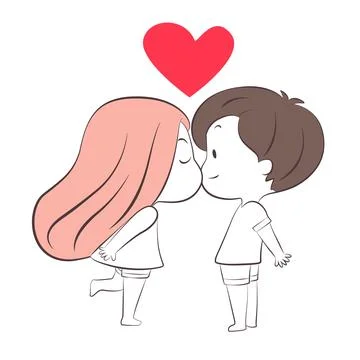 Illustrations of couples in various chapters. Stock Illustration