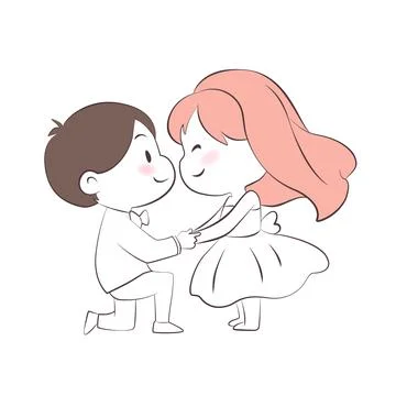 Illustrations of couples in various chapters. Stock Illustration