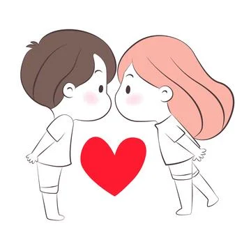 Illustrations of couples in various chapters. Stock Illustration