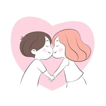 Illustrations of couples in various chapters. Stock Illustration