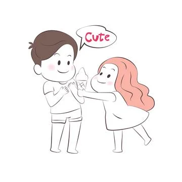 Illustrations of couples in various chapters. Stock Illustration