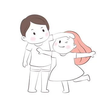 Illustrations of couples in various chapters. Stock Illustration
