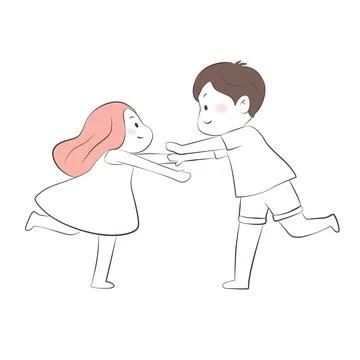 Illustrations of couples in various chapters. Stock Illustration