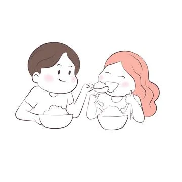 Illustrations of couples in various chapters. Stock Illustration