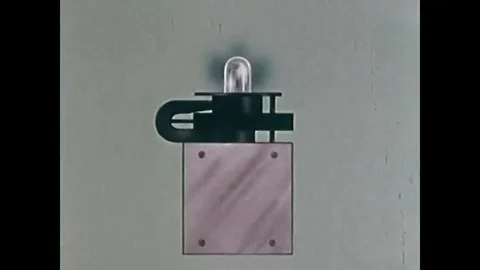 Illustrations demonstrate how microwave oven technology works similarly to Stock Footage 83138800