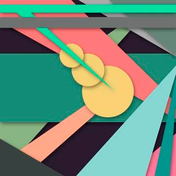 Illustrations geometric design Stock Illustration