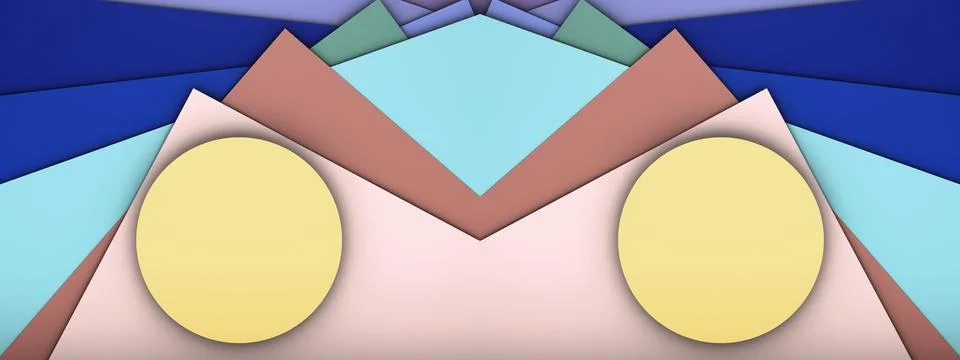 Illustrations geometric design Stock Illustration