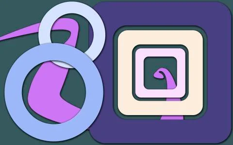 Illustrations geometric design Stock Illustration