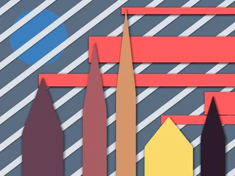 Illustrations geometric design Stock Illustration