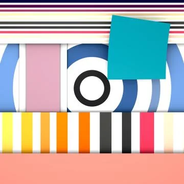 Illustrations geometric design Stock Illustration