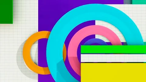 Illustrations geometric design Stock Illustration