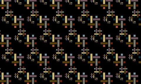Illustrations of interwoven geometric patterns Stockillustratie