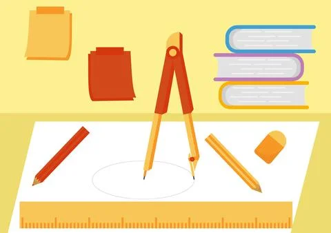 Illustrations with learning themes Stock Illustration