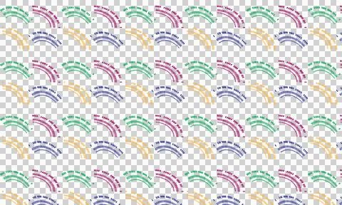 Illustrations of multicolored curved Stock Illustration
