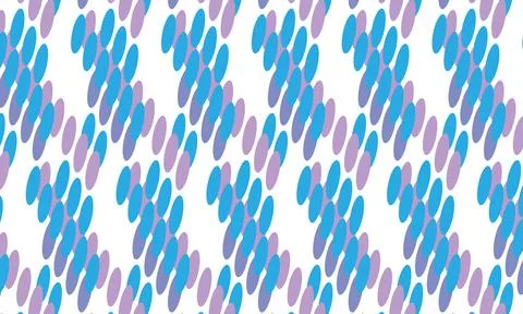 Illustrations of patterns on fabric and paper. イラスト素材