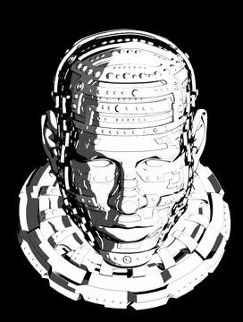 Illustrations, Robots, art, creative, robot, science fiction, space, universe,  Ilustración de archivo