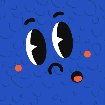 Illustrations of Smiled Emotion Face Stock Illustration