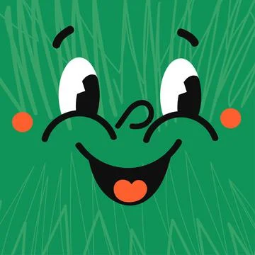 Illustrations of Smiled Emotion Face Stock Illustration