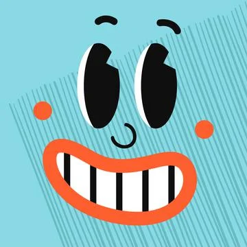 Illustrations of Smiled Emotion Face Stock Illustration