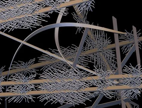Illustrations, technology, nano, nanotechnology, progress, development, 库存插图