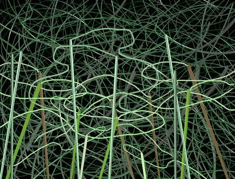 Illustrations, technology, nano, nanotechnology, progress, development, Illustrazione stock