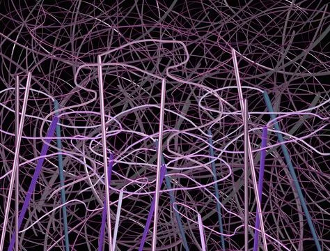 Illustrations, technology, nano, nanotechnology, progress, development,  Illustrazione stock