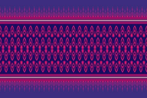 Illustrations, tribal pattern design, wallpaper printing or textile Stock Illustration