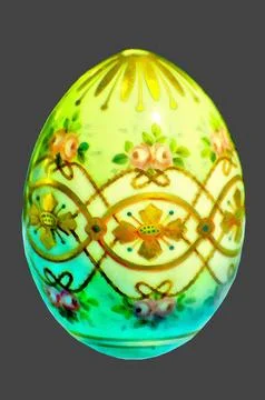Illustrations, Vintage, Easter, eggs, Porcelain, Hand-painted, art, egg, Easter Stock Illustration