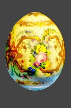 Illustrations, Vintage, Easter, eggs, Porcelain, Hand-painted, art, egg, Easter Stock Illustration