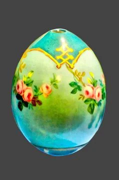 Illustrations, Vintage, Easter, eggs, Porcelain, Hand-painted, art, egg, Easter Stock Illustration