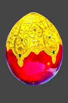 Illustrations, Vintage, Easter, eggs, Porcelain, Hand-painted, art, egg, Easter Stock Illustration