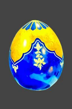 Illustrations, Vintage, Easter, eggs, Porcelain, Hand-painted, art, egg, Easter Stock Illustration