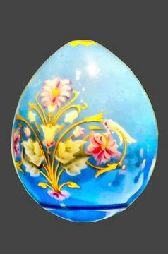 Illustrations, Vintage, Easter, eggs, Porcelain, Hand-painted, art, egg, Easter Stock Illustration