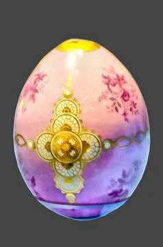Illustrations, Vintage, Easter, eggs, Porcelain, Hand-painted, art, egg, Easter Stock Illustration