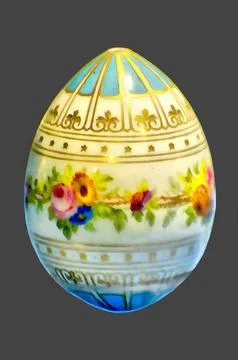 Illustrations, Vintage, Easter, eggs, Porcelain, Hand-painted, art, egg, Easter Stock Illustration