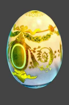Illustrations, Vintage, Easter, eggs, Porcelain, Hand-painted, art, egg, Easter Stock Illustration