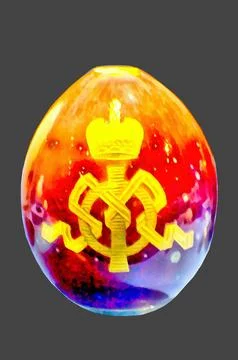 Illustrations, Vintage, Easter, eggs, Porcelain, Hand-painted, art, egg, Easter Stock Illustration