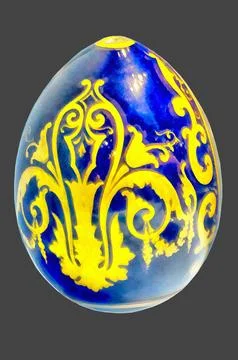 Illustrations, Vintage, Easter, eggs, Porcelain, Hand-painted, art, egg, Easter Stock Illustration