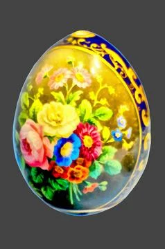 Illustrations, Vintage, Easter, eggs, Porcelain, Hand-painted, art, egg, Easter Stock Illustration