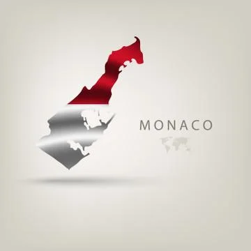 Illustrations of the world with flags and capitals Stock Illustration