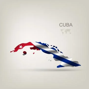 Illustrations of the world with flags and capitals Stock Illustration