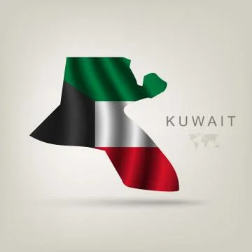 Illustrations of the world with flags and capitals Stock Illustration